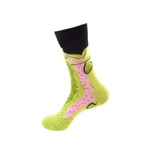 Avocado & Lime Pattern Crew Socks