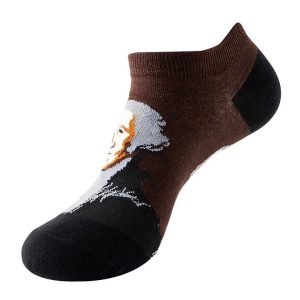 Abstract Portrait Ankle Socks