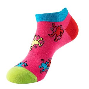 Red Dragon & Animal Ankle Socks